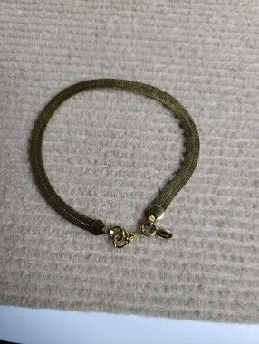 Monet gold-tone herringbone bracelet
